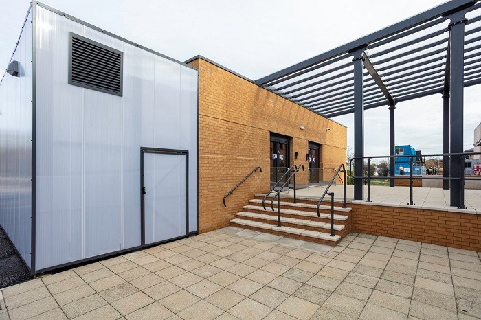 Specialist decontamination building completed at King George Hospital
