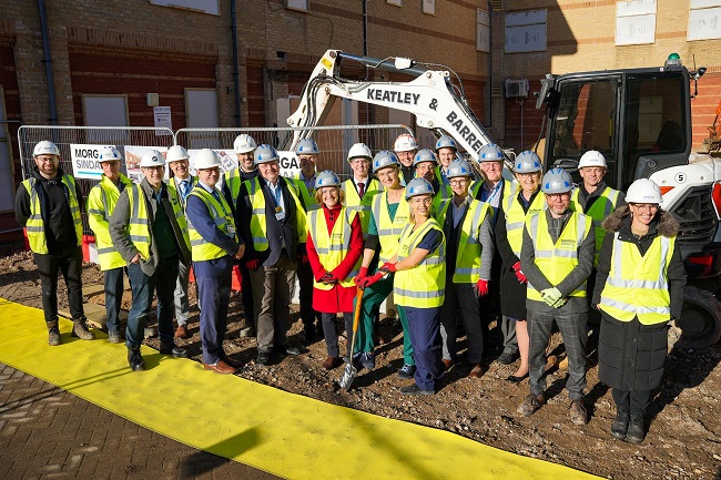 Ground-breaking ceremony at Worthing Hospital