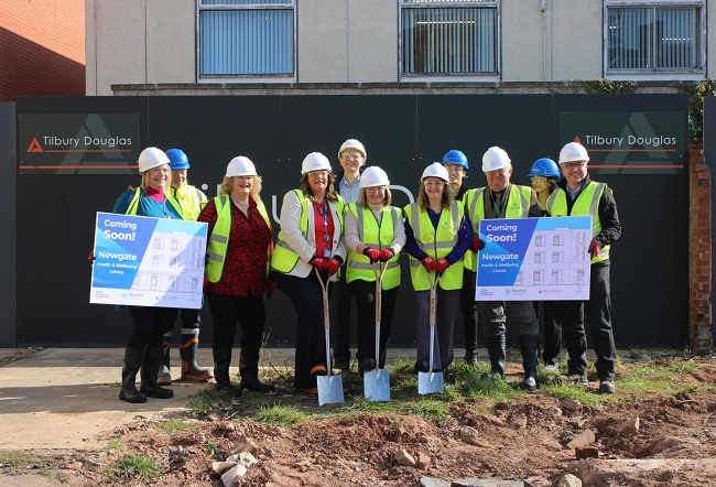 Ground-breaking event at Worksop health hub