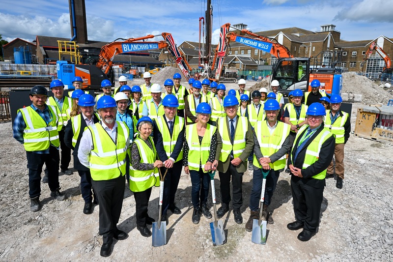 Construction milestone for new emergency department and critical care unit
