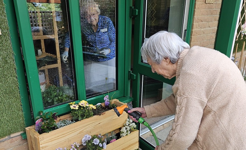 New activities and gardening areas unveiled at Melbourn care home