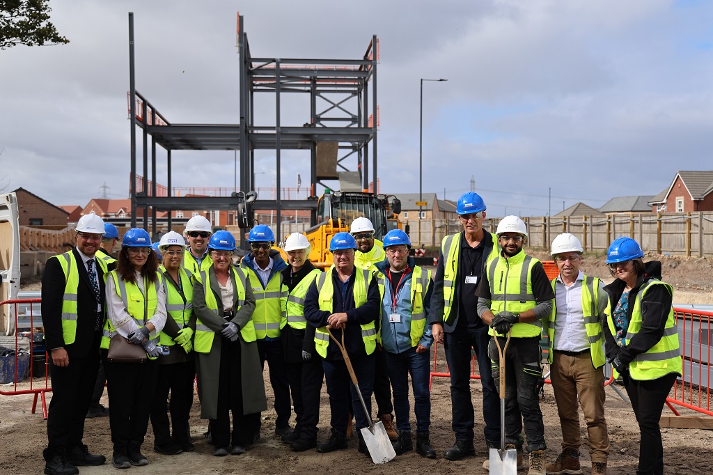 Project milestone at Rossington Health Hub project